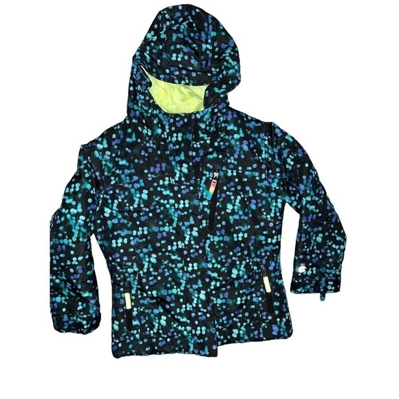 Champions kids puffer jacket polka dots XS 4-5 - Picture 2 of 5